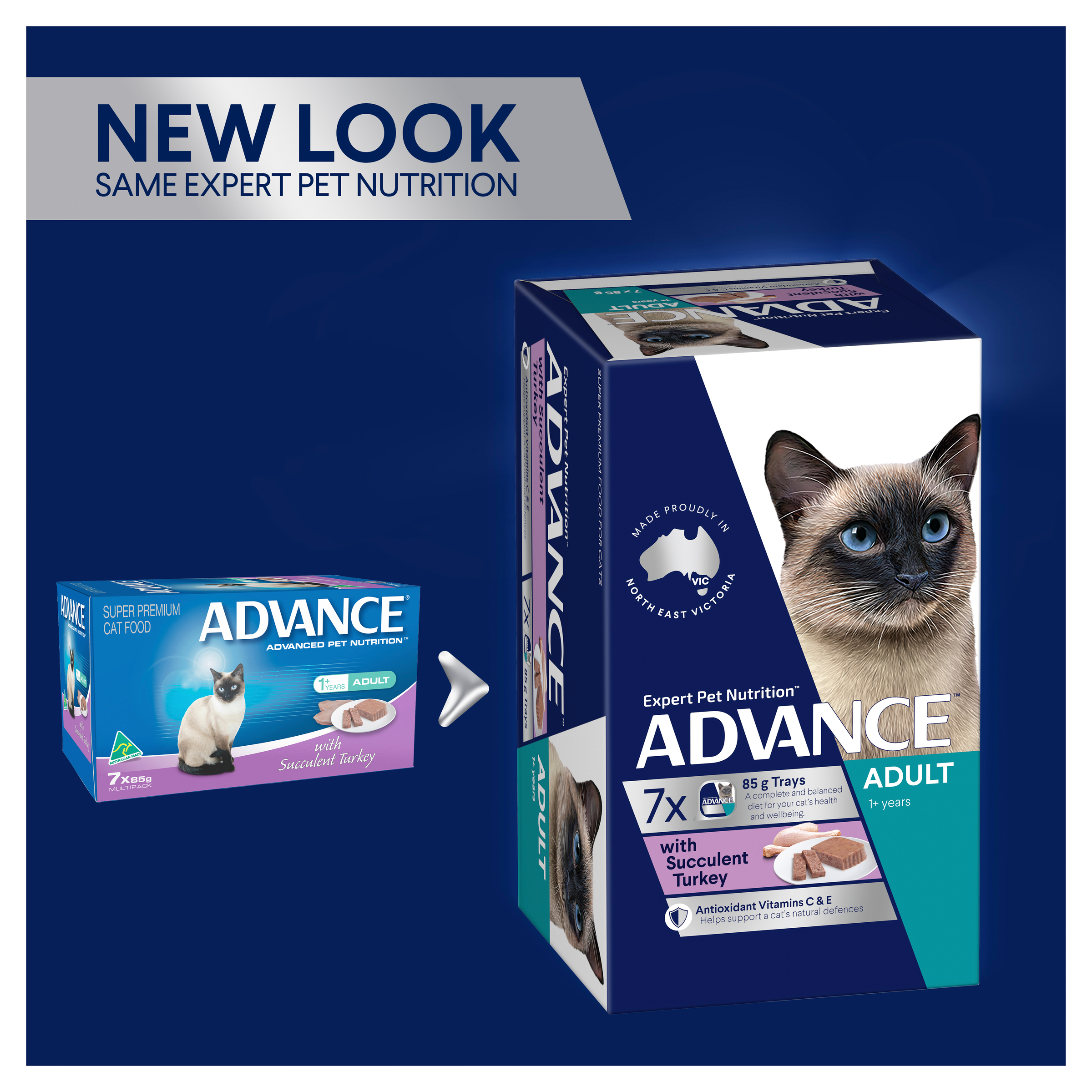 ADVANCE Adult Wet Cat Food with Succulent Turkey 7x85g Trays product detail 6