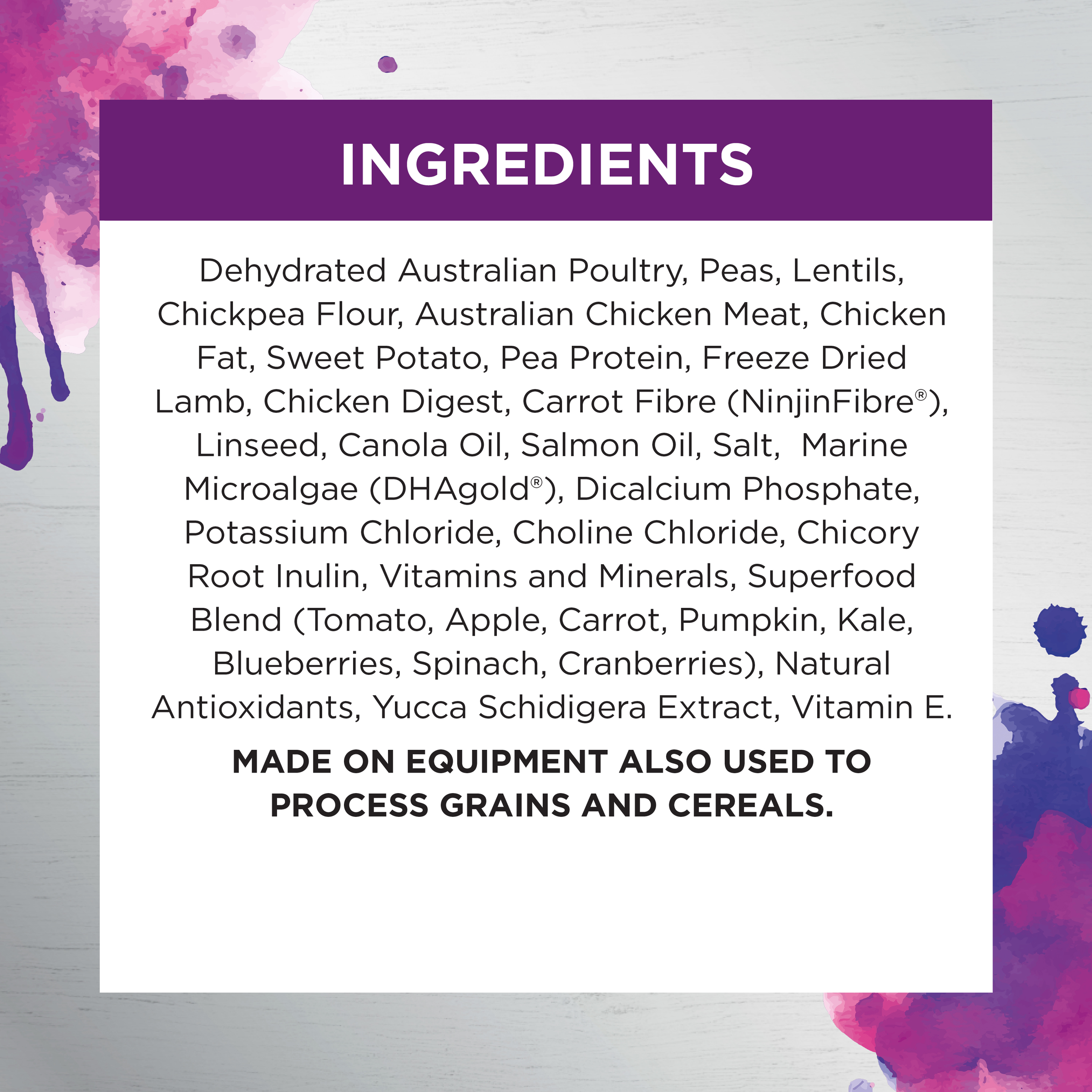 Ivory Coat Raw Health Puppy Dry Dog Food Immunity product detail 2