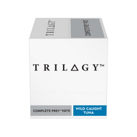 Trilogy Wet Adult Cat Food Complete Prey Pate - Wild Caught Tuna front of pack
