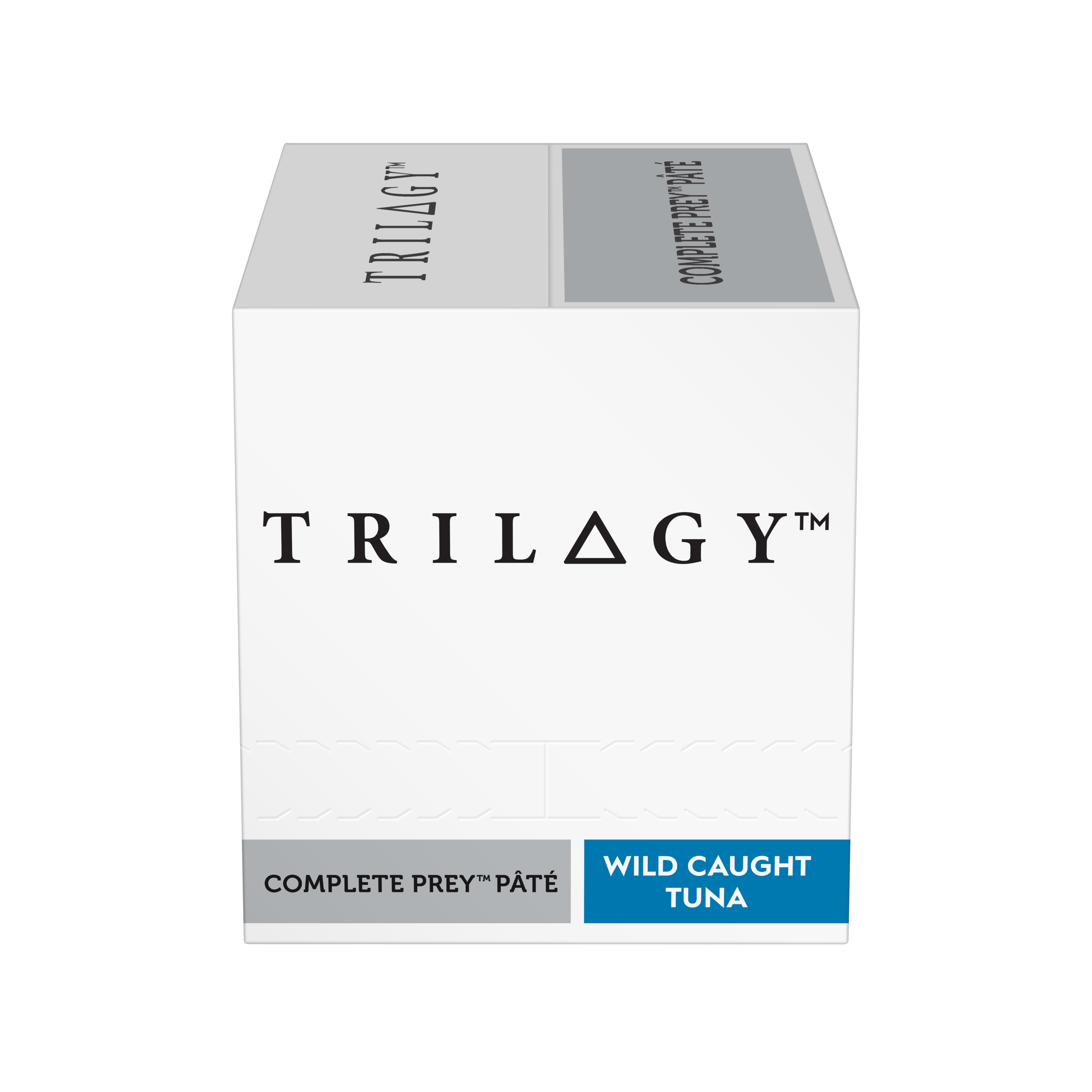 Trilogy Wet Adult Cat Food Complete Prey Pate - Wild Caught Tuna front of pack