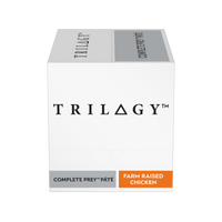 Trilogy Wet Adult Cat Food Complete Prey Pate - Farm Raised Chicken front of pack
