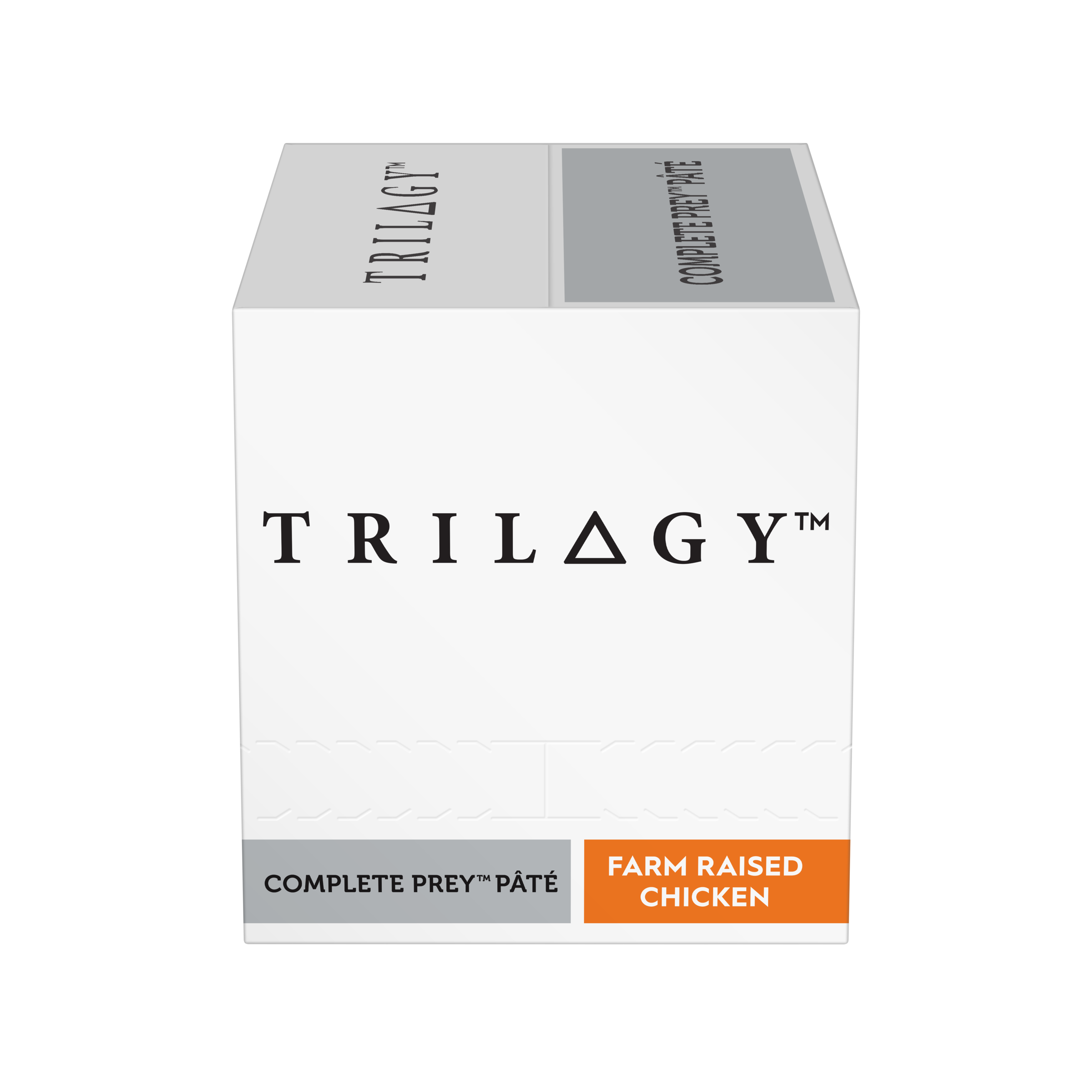 Trilogy Wet Adult Cat Food Complete Prey Pate - Farm Raised Chicken front of pack