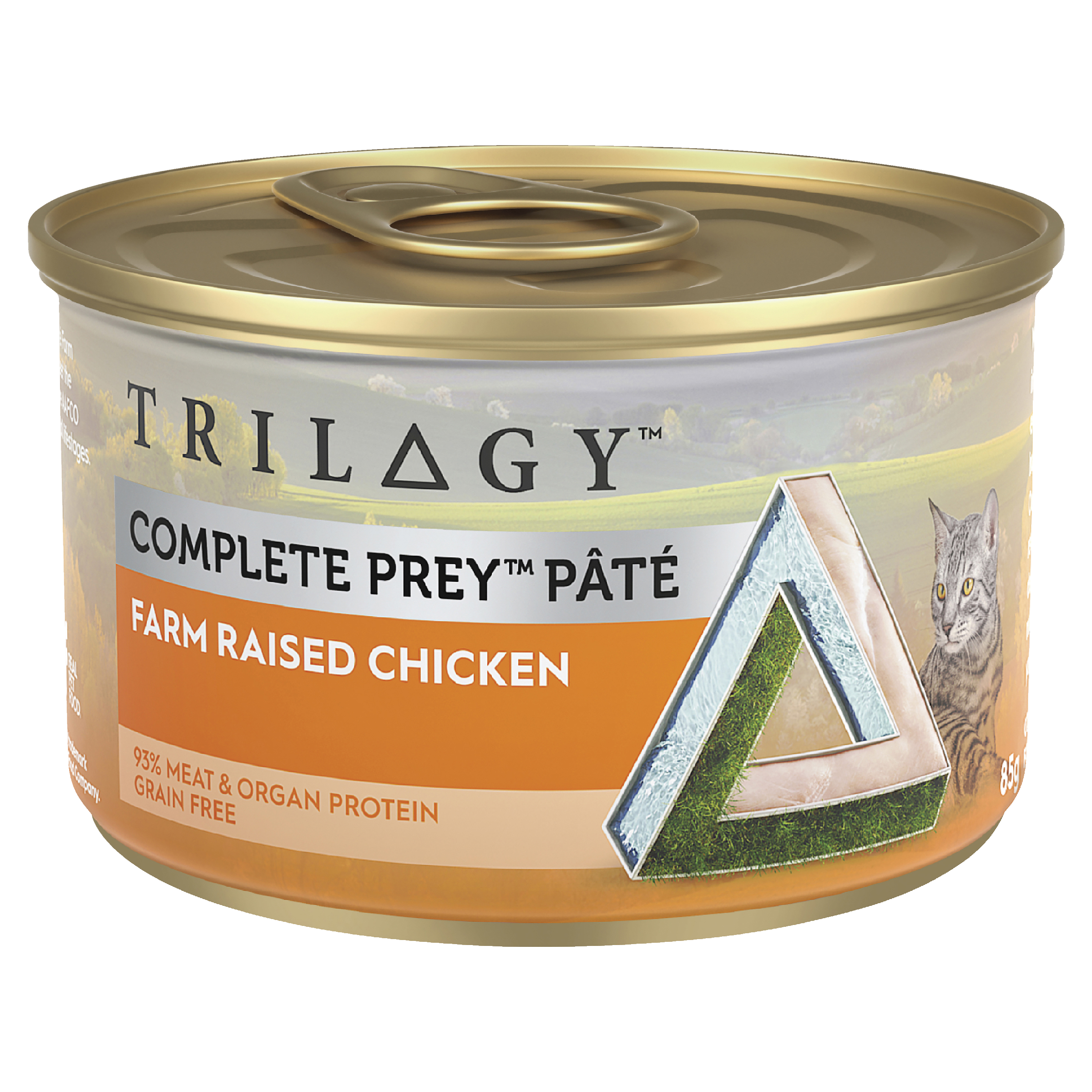 Trilogy Wet Adult Cat Food Complete Prey Pate - Farm Raised Chicken product detail 1