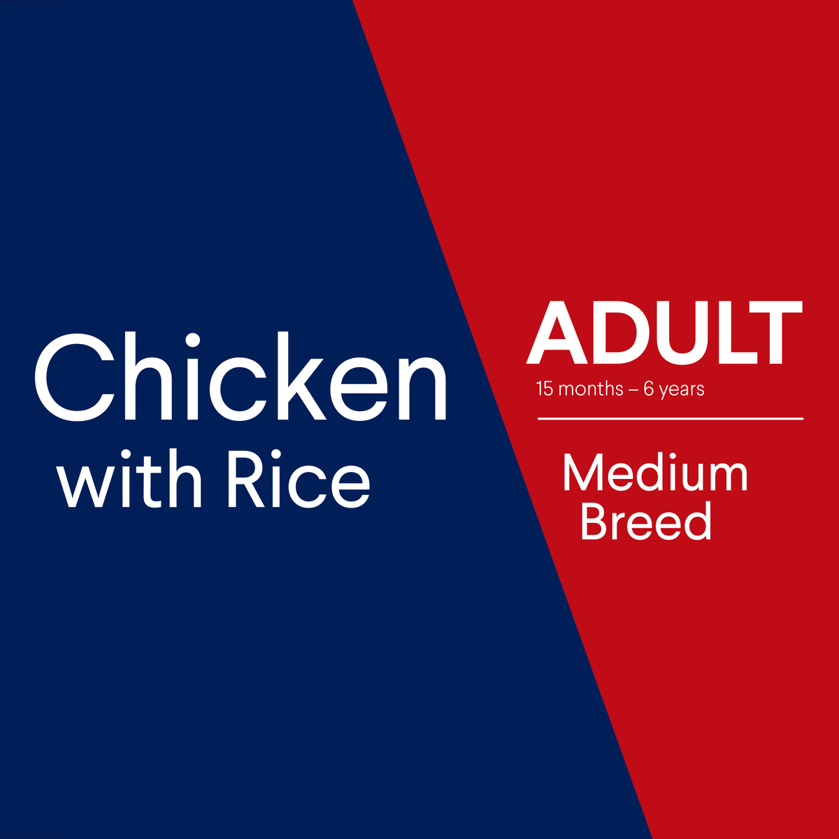 ADVANCE Adult Medium Breed Chicken with Rice pack banner graphic