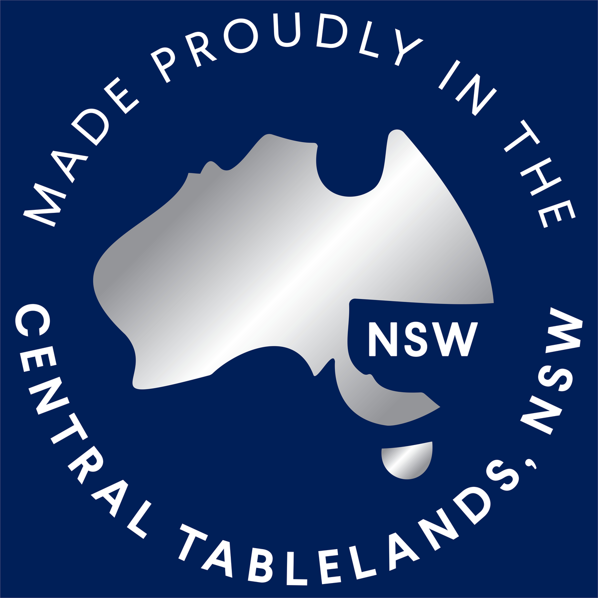 Made proudly in the Central Tablelands, NSW badge on ADVANCE dog food