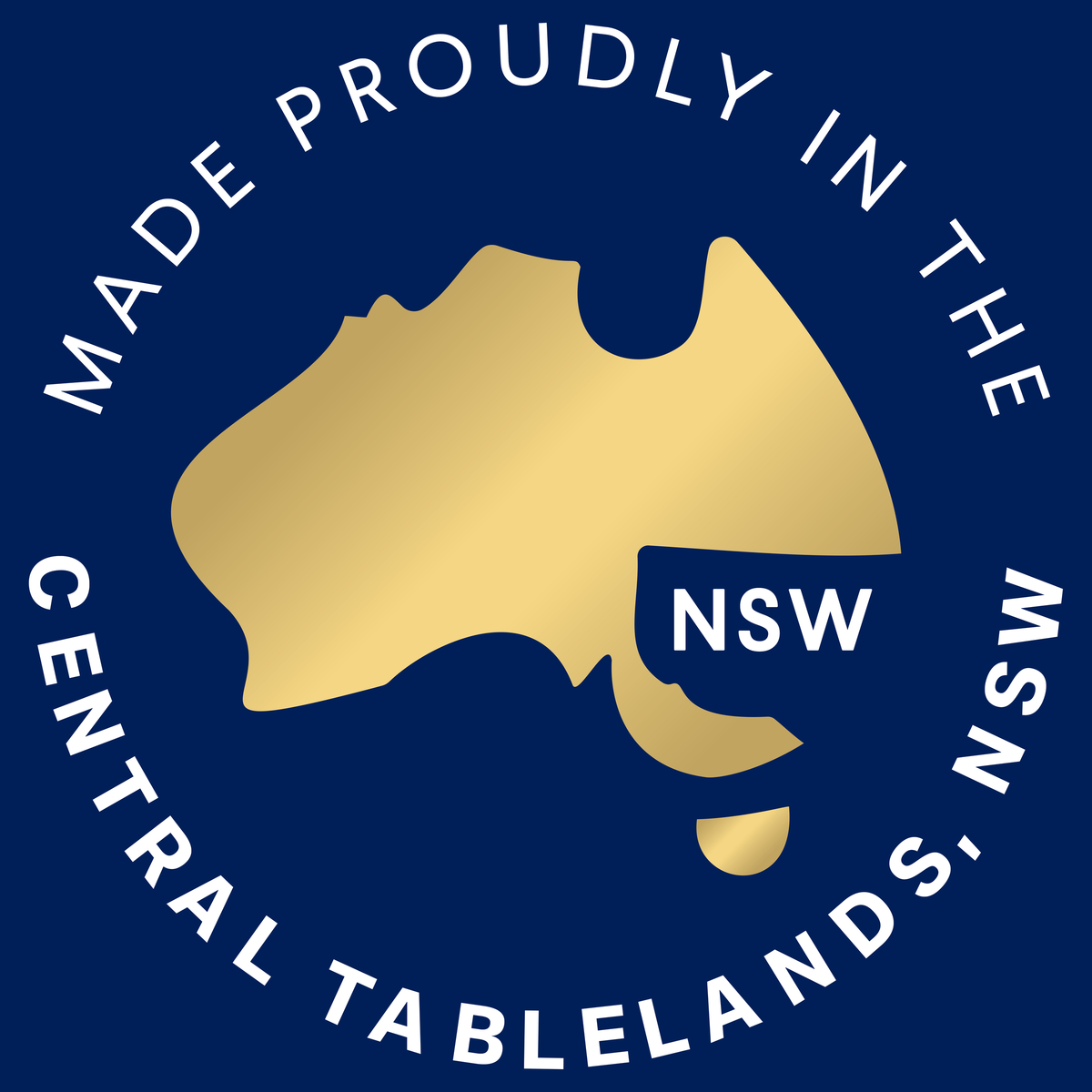 Made proudly in the Central Tablelands, NSW badge on ADVANCE dog food