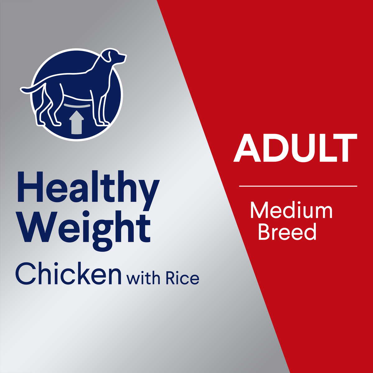 ADVANCE Healthy Weight Adult Medium Breed Chicken with Rice pack banner graphic