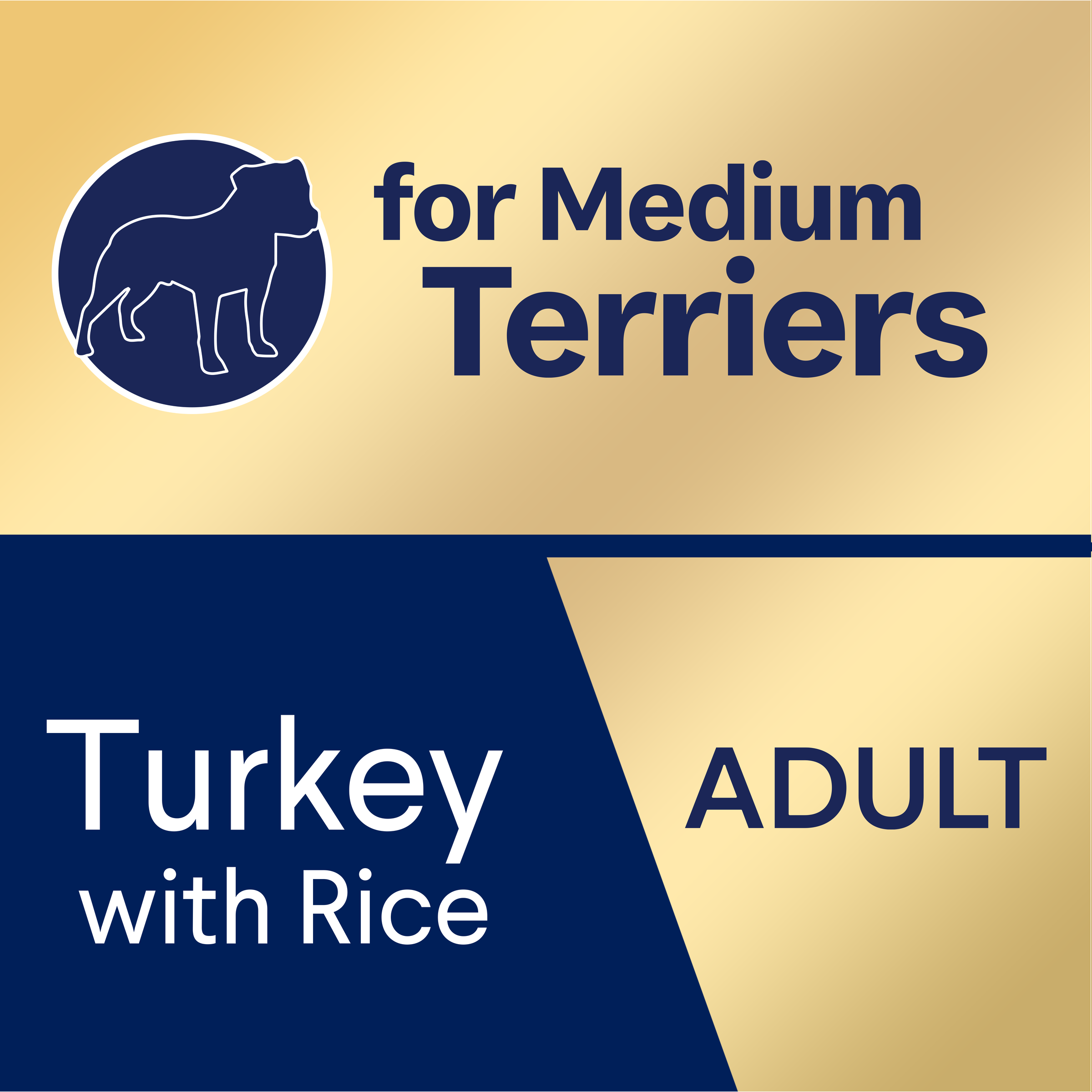 ADVANCE for Medium Terriers Adult Turkey with Rice pack banner graphic
