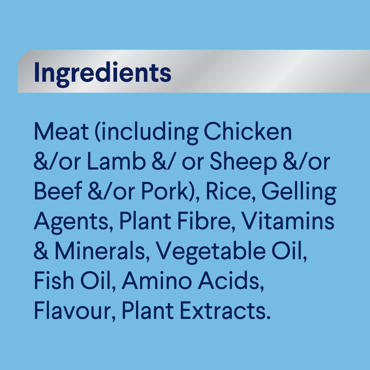 ADVANCE Puppy with Lamb and Rice ingredients panel