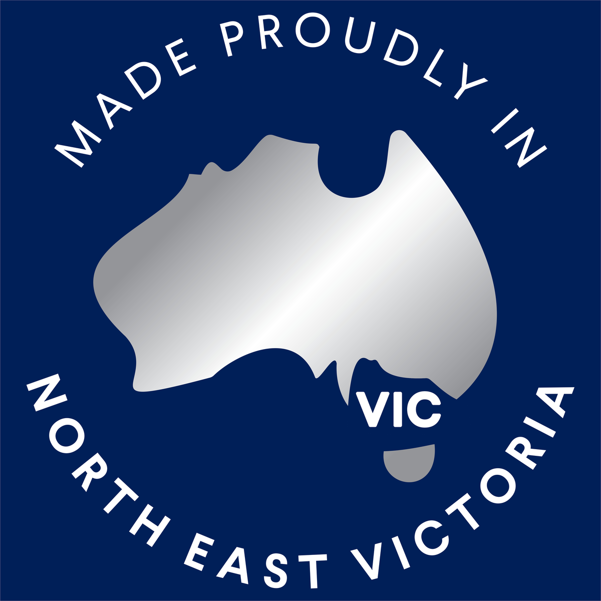Made proudly in North East Victoria badge on ADVANCE wet dog food