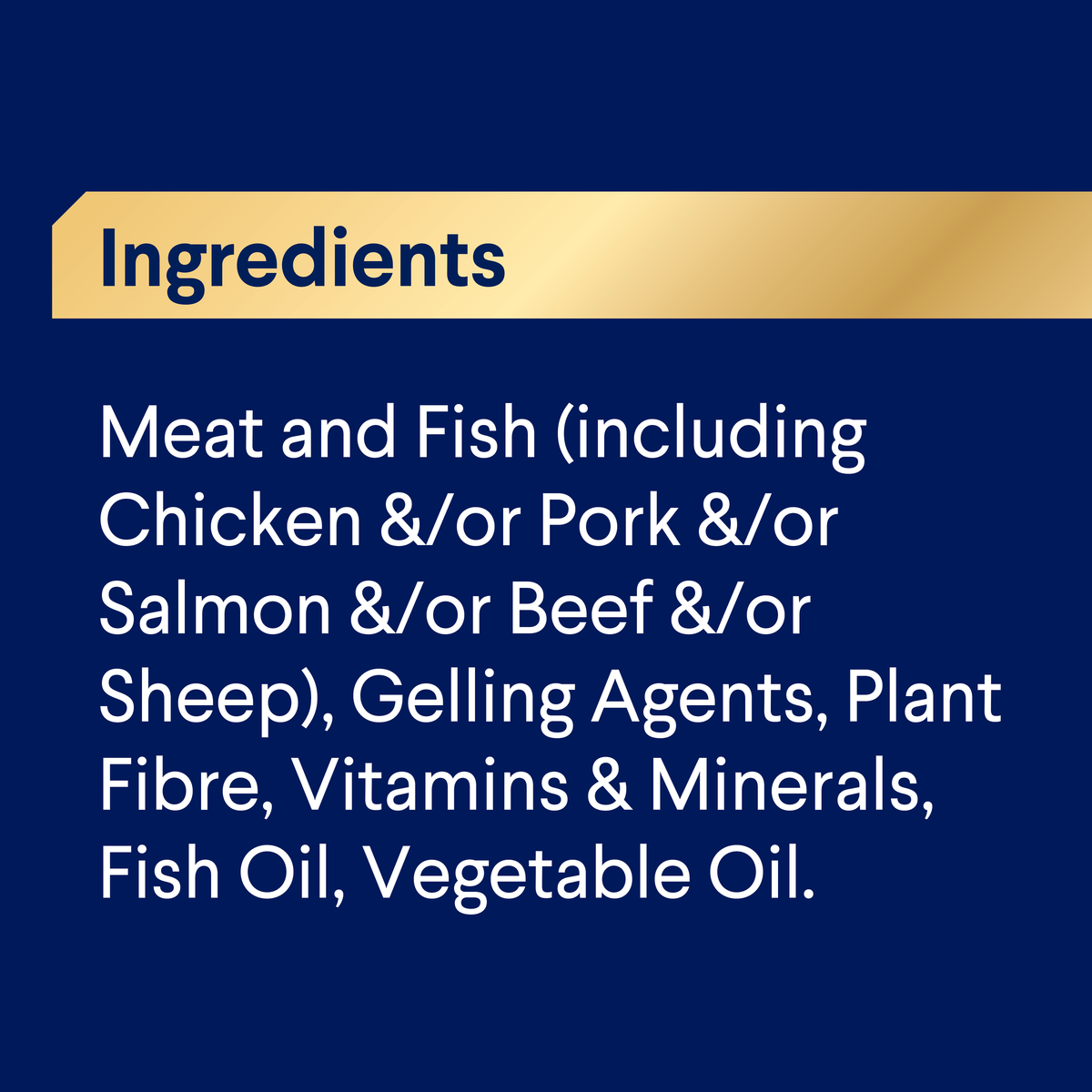 ADVANCE for Adult Oodles with Salmon ingredients panel