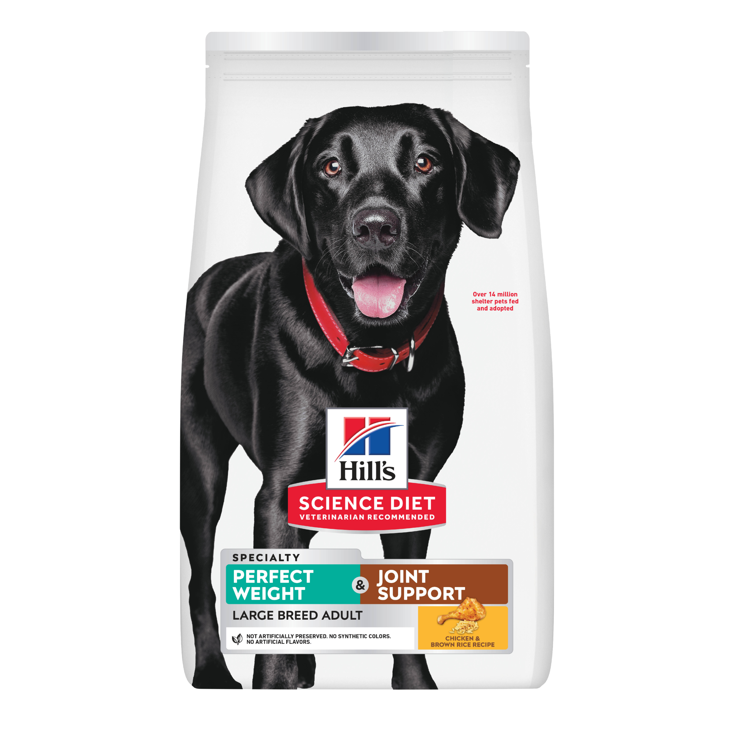 Hill's Science Diet Dry Dog Food Adult Perfect Weight & Joint Support Large Breed front of pack