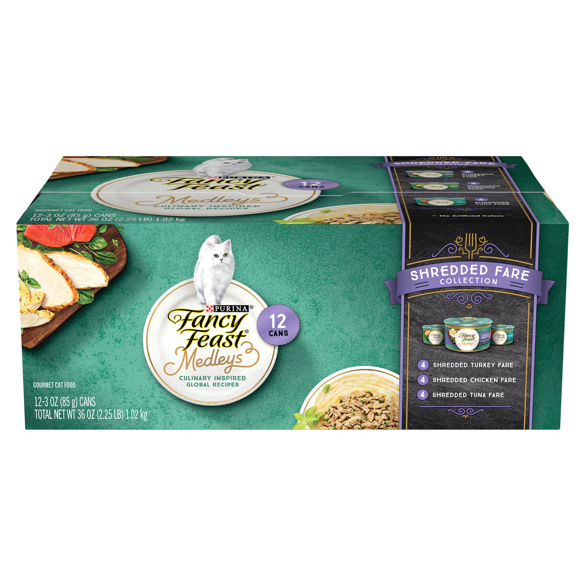Fancy Feast Medleys Wet Cat Food 12 x 85g