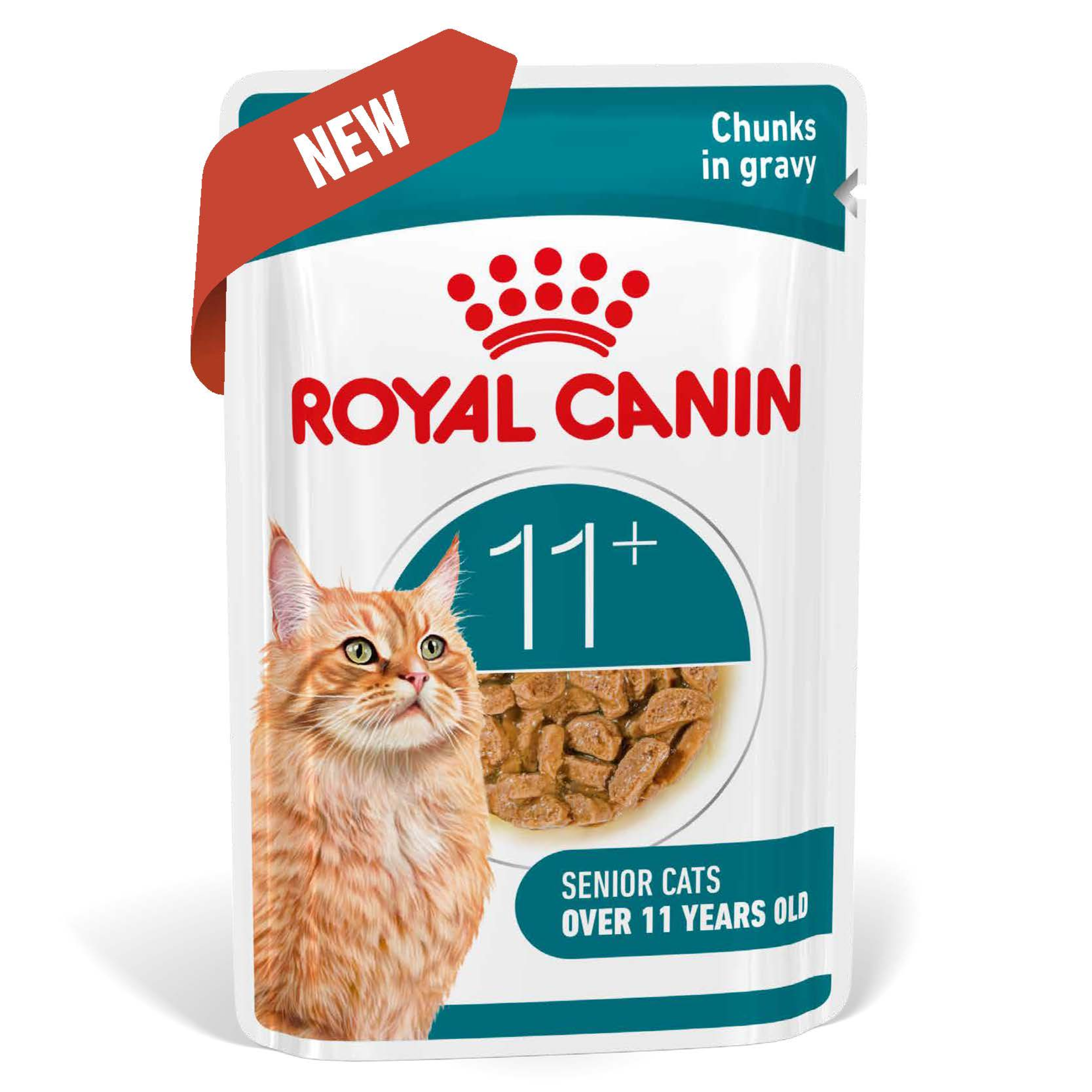 Royal Canin Ageing 11+ Gravy, wet cat food pouches, 12 or 48 x 85g, senior cat