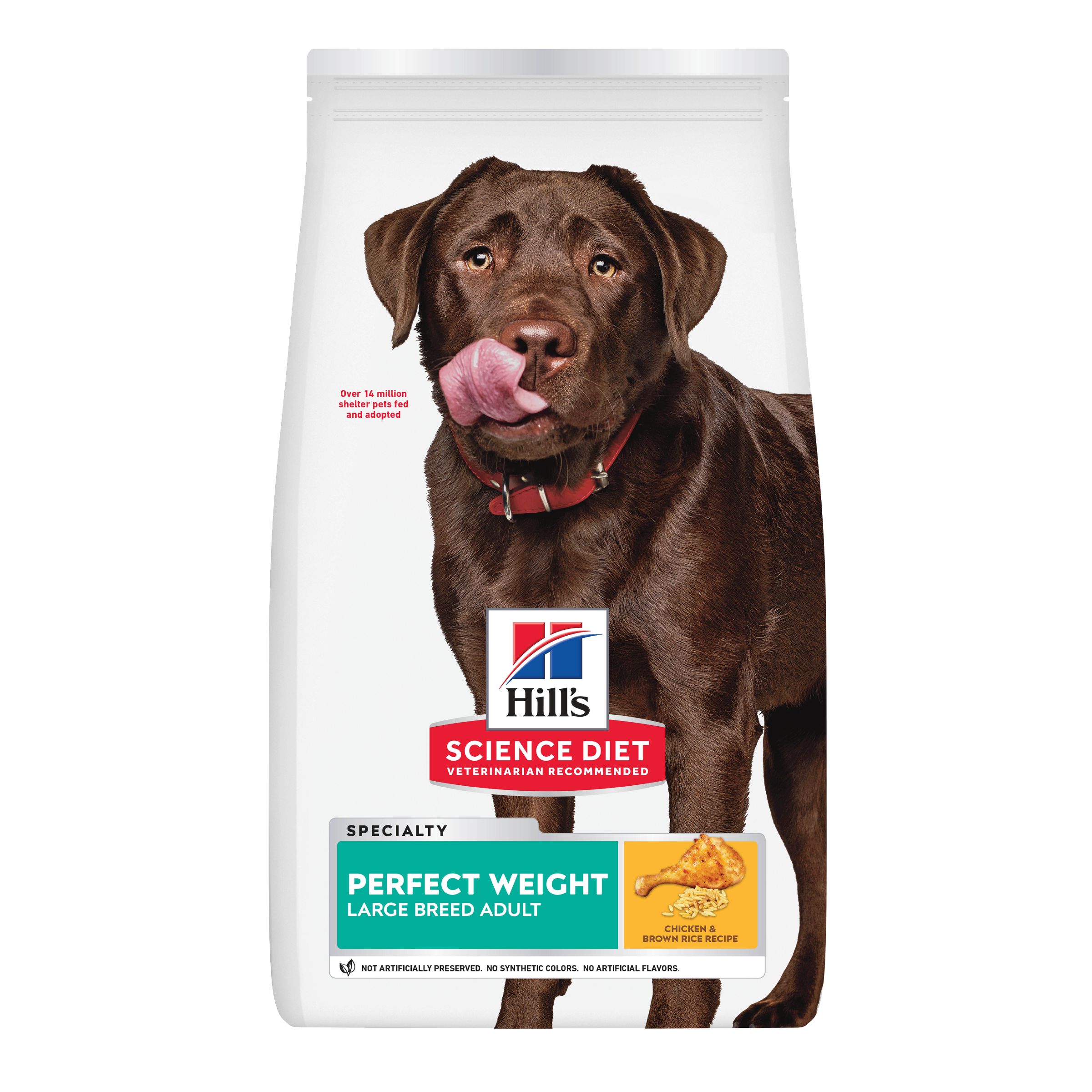 Hill's Science Diet Dry Dog Food Adult Perfect Weight Large Breed front of pack