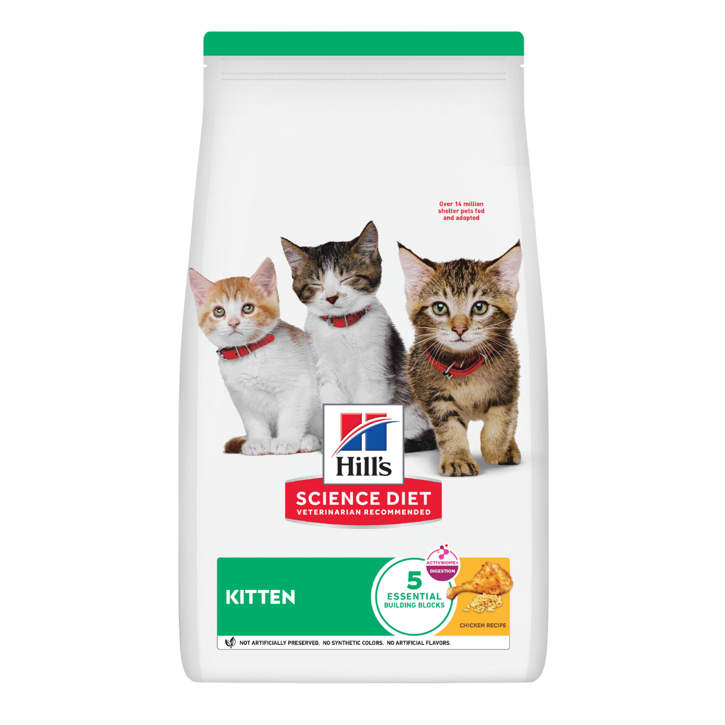 Hill's Science Diet Kitten Dry Cat Food front of pack