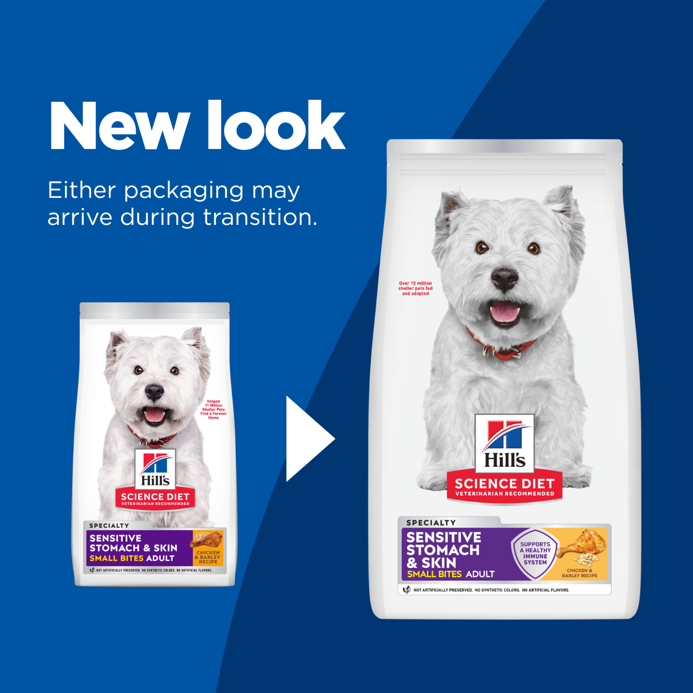 Hill's Science Diet Dry Dog Food Adult Sensitive Skin & Stomach Small Bites product detail 1