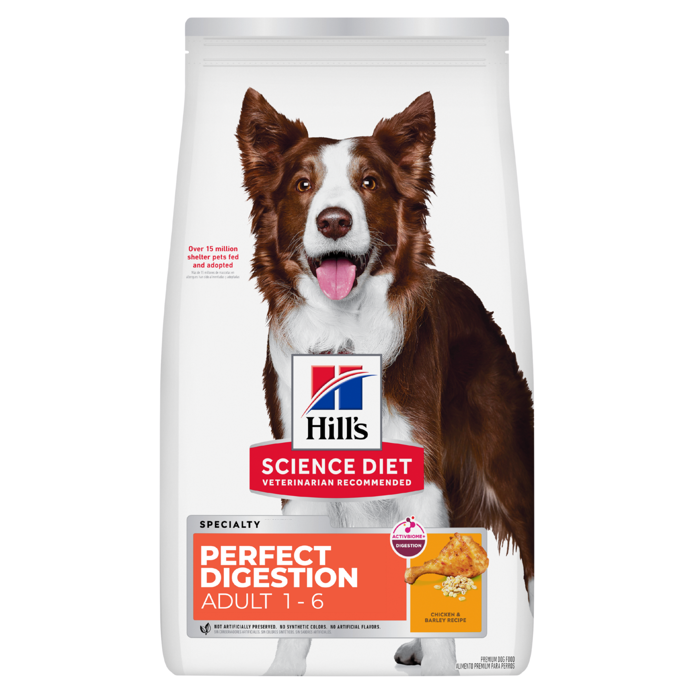 Hill's Science Diet Dry Dog Food Perfect Digestion Adult front of pack