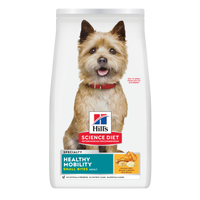 Hill's Science Diet Adult Healthy Mobility Small Bites dry dog food bag, front of pack