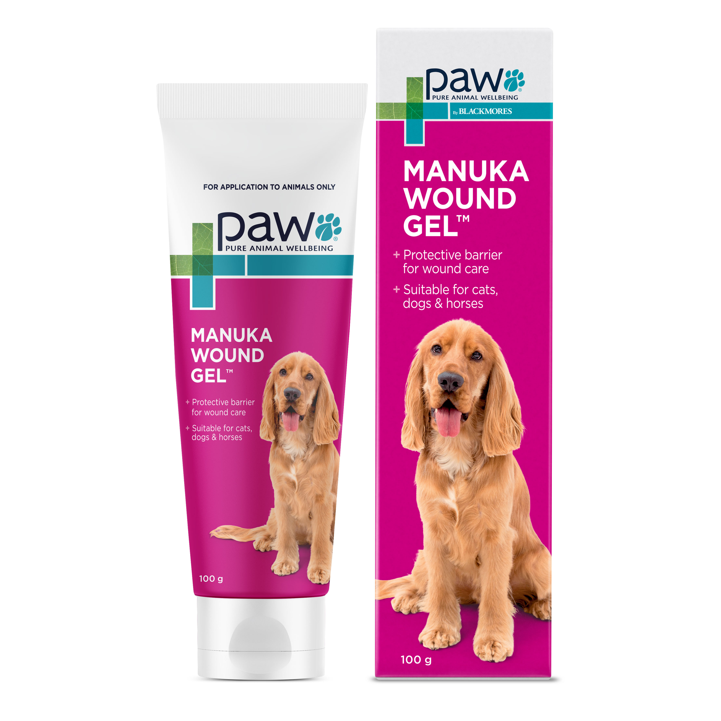 Paw By Blackmores Manuka Wound Gel front of pack