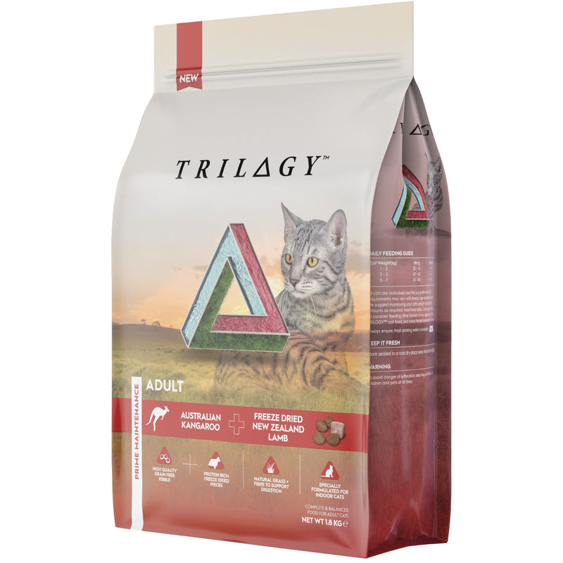Trilogy Dry Adult Cat Food Australian Kangaroo + Freeze Dried Lamb