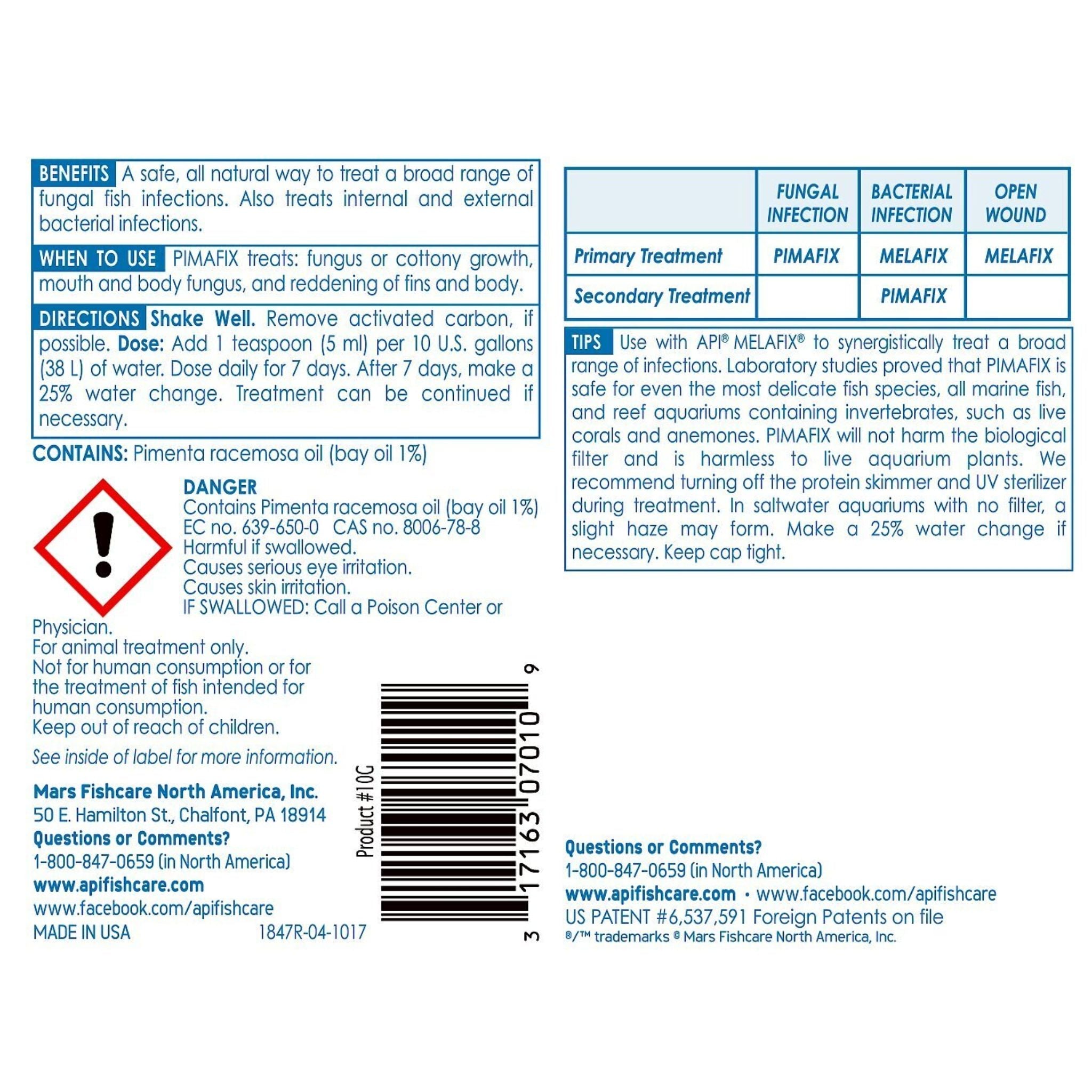 API Pimafix Freshwater And Saltwater Fish Fungal Infection Remedy