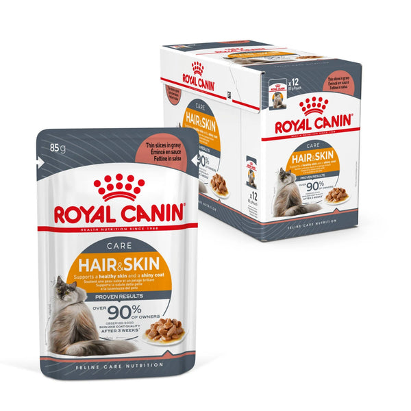 Royal Canin Wet Cat Food Hair and Skin Care Gravy