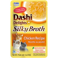 Inaba Dashi Delights Silky Broth Chicken Recipe, front of the 40g pouch