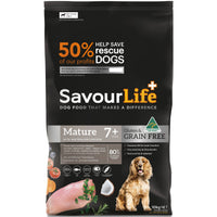 SavourLife Grain Free Mature 7+ Australian Chicken, reduced protein, fat and calories, 10kg, dry dog food