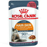 Royal Canin Hair & Skin Care wet cat food gravy pouch