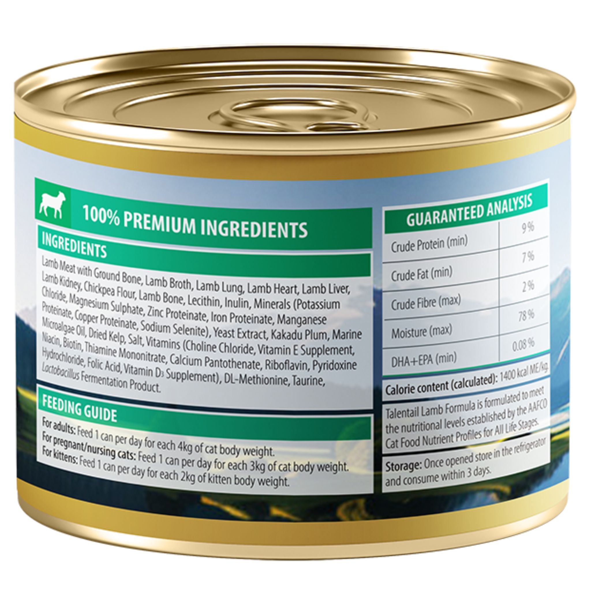 Talentail Ultimate Premium New Zealand Lamb Wet Cat Food
