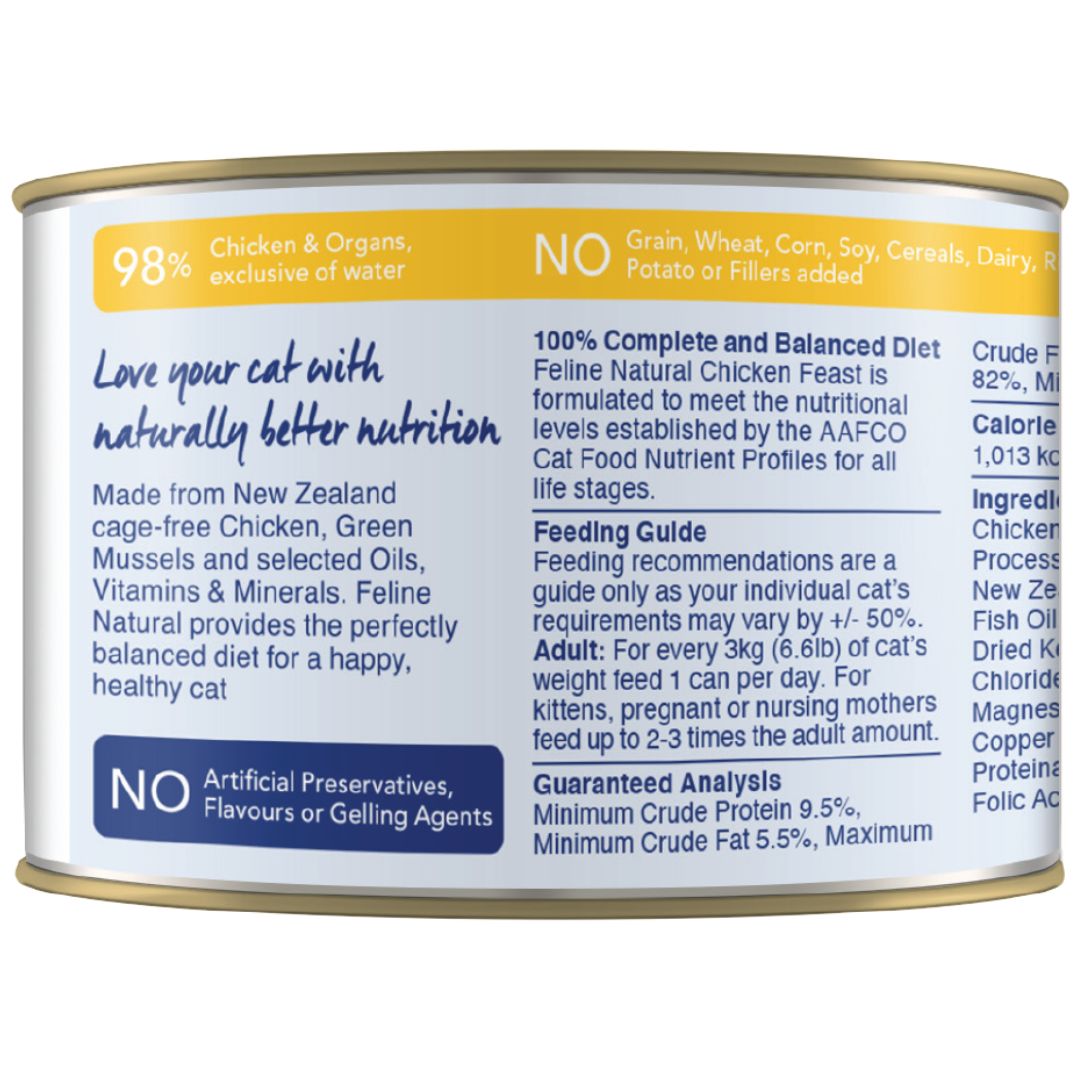 Feline Natural Canned Chicken Feast