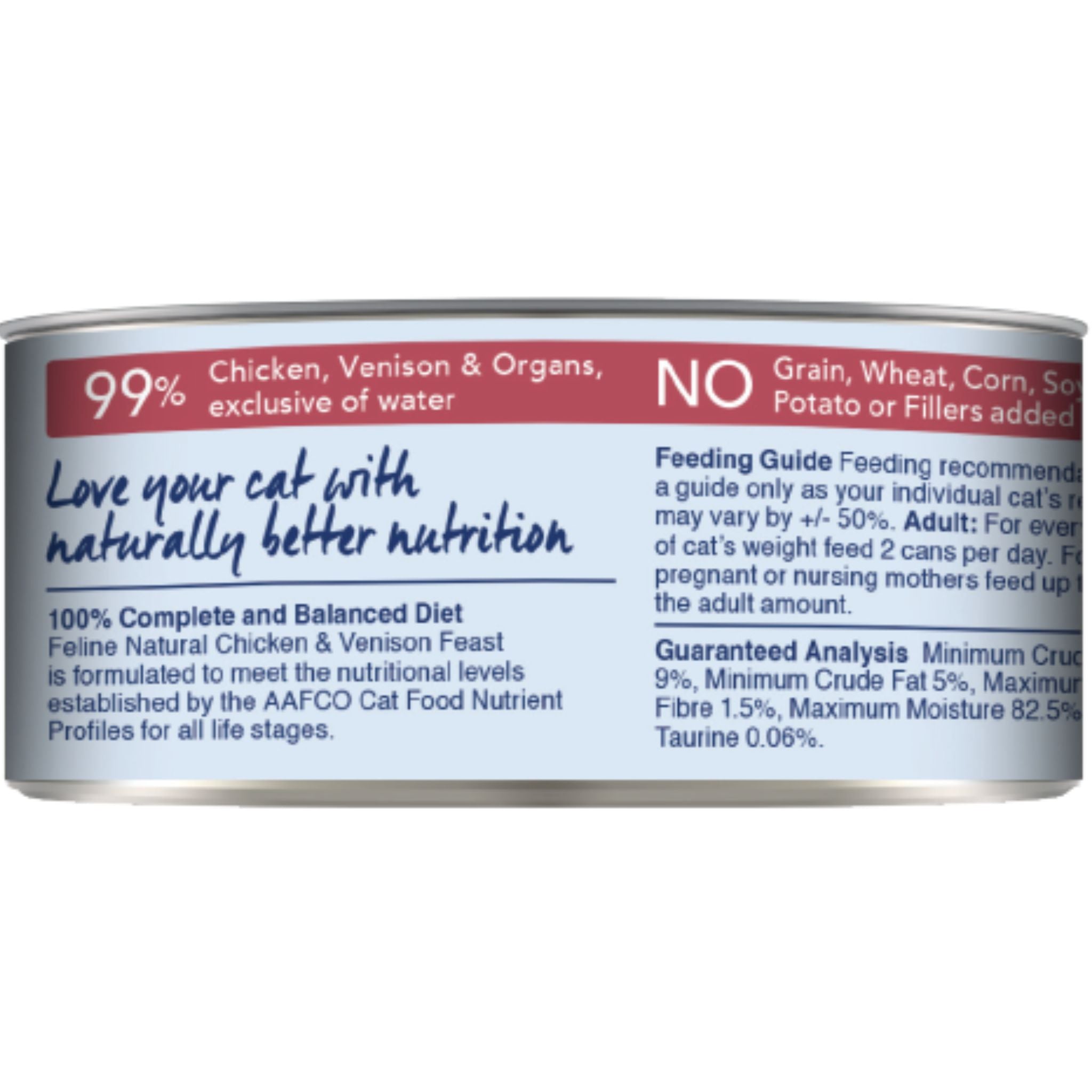 Feline Natural Canned Chicken & Venison