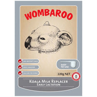 Wombaroo Koala Milk Replacer Early Lactation, 220g, for pouch-bound koala joeys