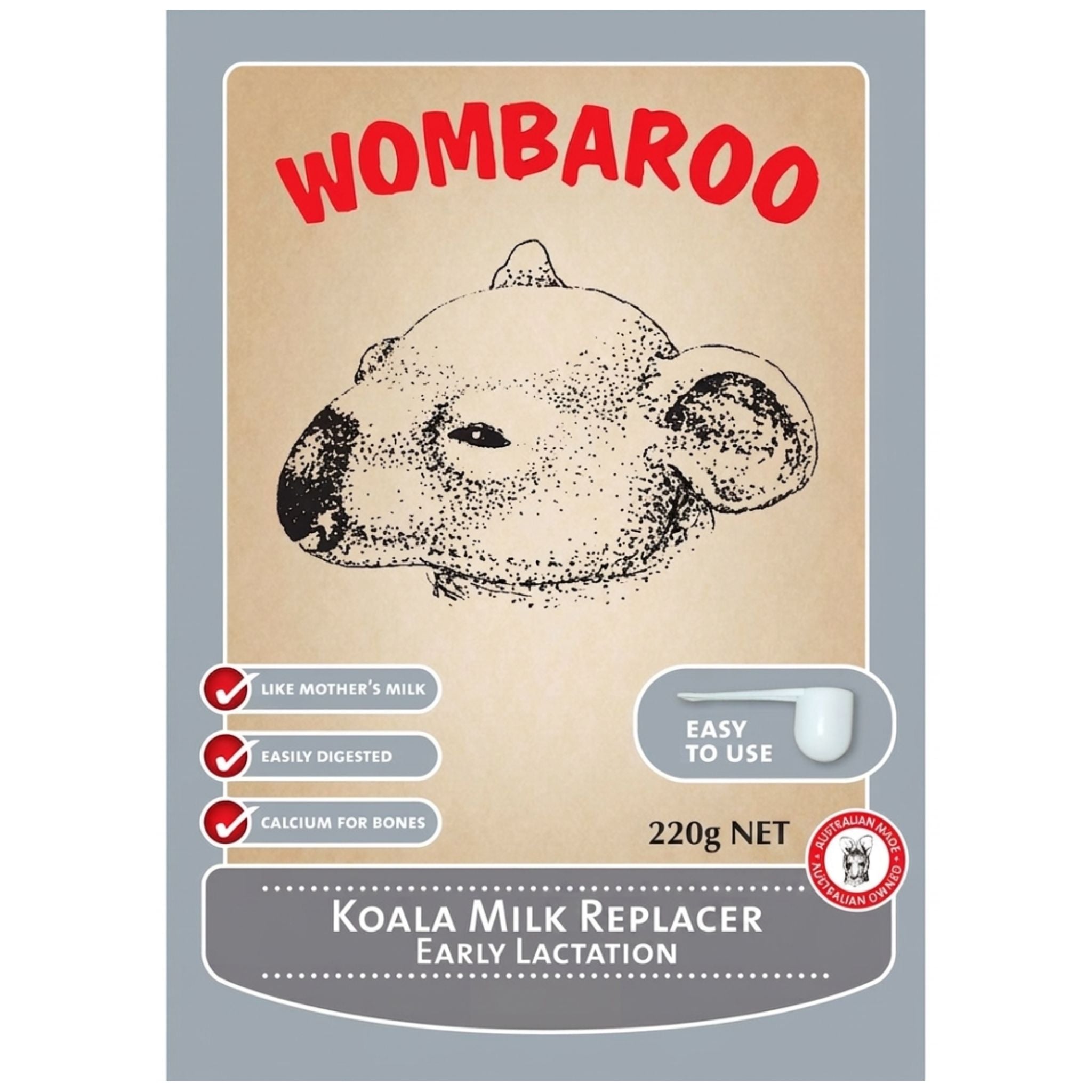 Wombaroo Koala Milk Replacer Early Lactation