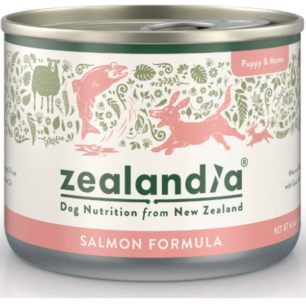 ZEALANDIA Premium Wet Dog Food Salmon for Puppy & Mama 185g x 24
