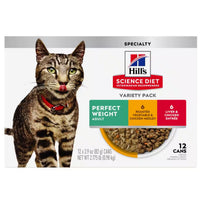 Hill's Science Diet Adult Perfect Weight Variety Pack Wet Cat Food