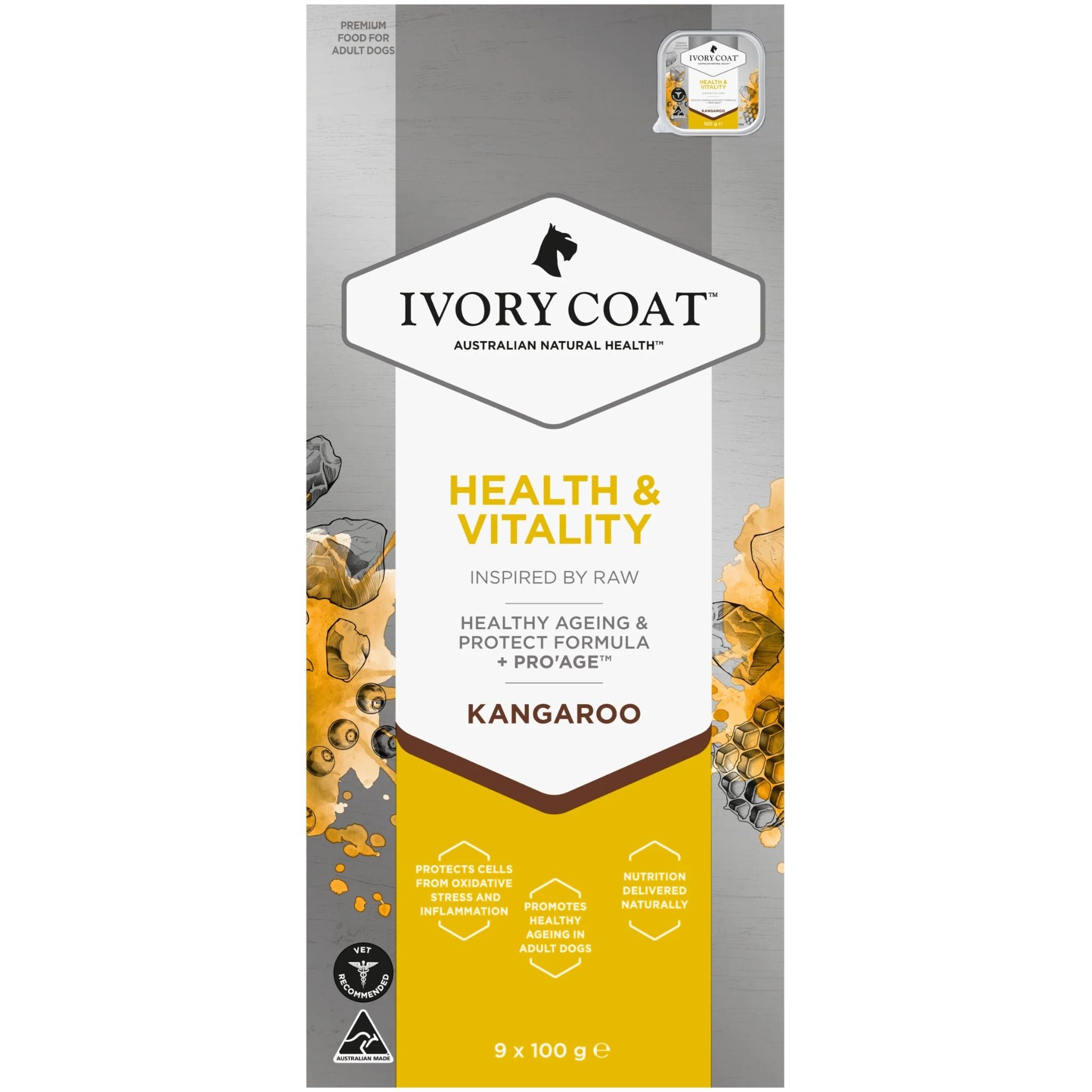 Ivory Coat Inspired By Raw Wet Dog Food Health & Vitality