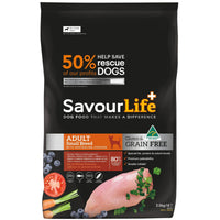 SavourLife Grain Free Small Breed Adult Australian Chicken, small-breed kibble, 2.5kg, dry dog food