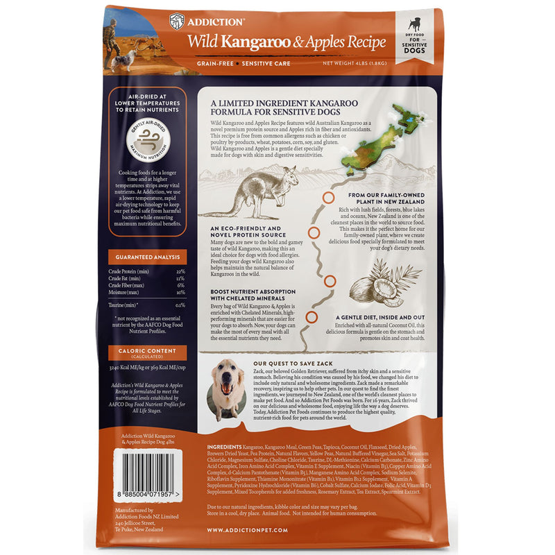 ADDICTION Wild Kangaroo and Apples Dry Dog Food