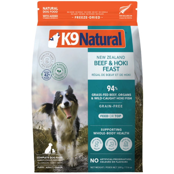 K9 Natural Freeze Dried Hoki & Beef Feast