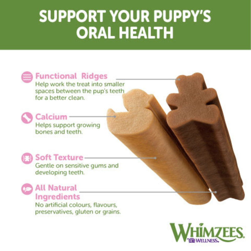 Whimzees Dental Dog Treats Puppy