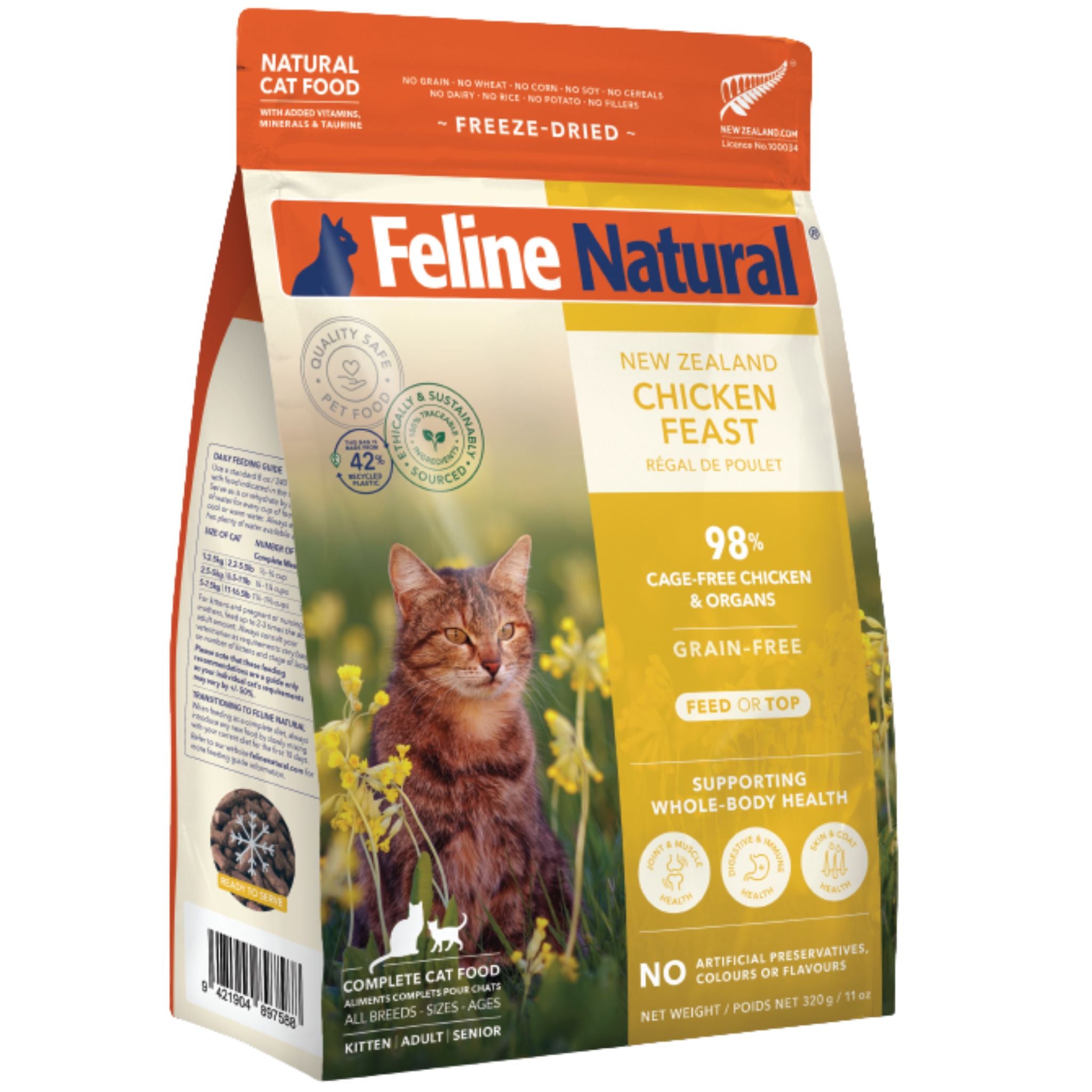 Feline Natural Freeze Dried Chicken Feast