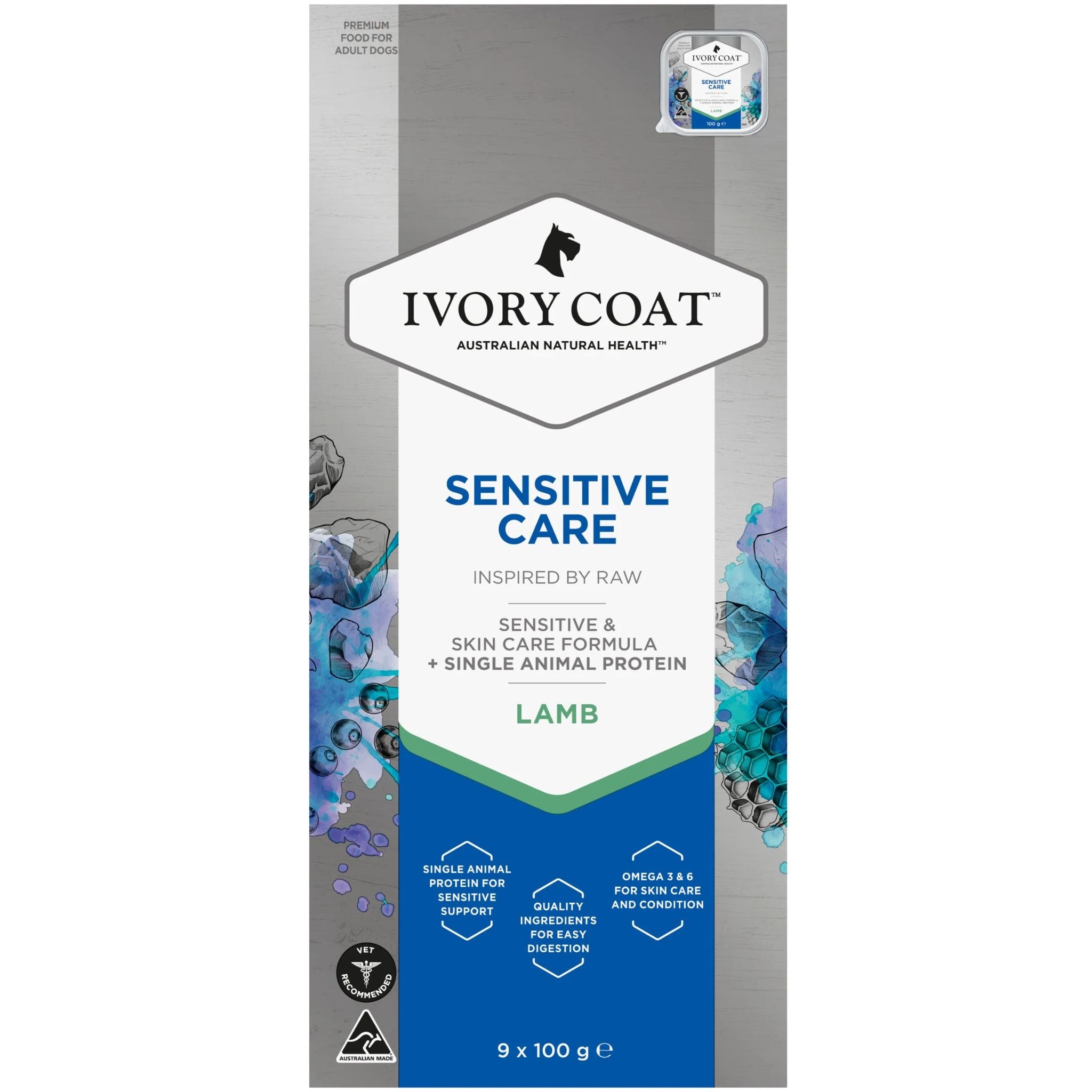 Ivory Coat Inspired By Raw Wet Dog Food Sensitive Care