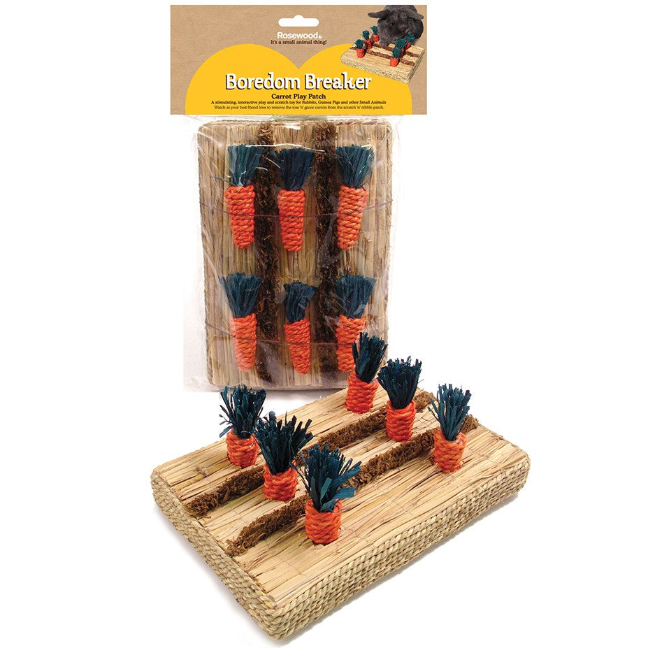 Rosewood Small Animal Activity Toys Carrot Play Patch