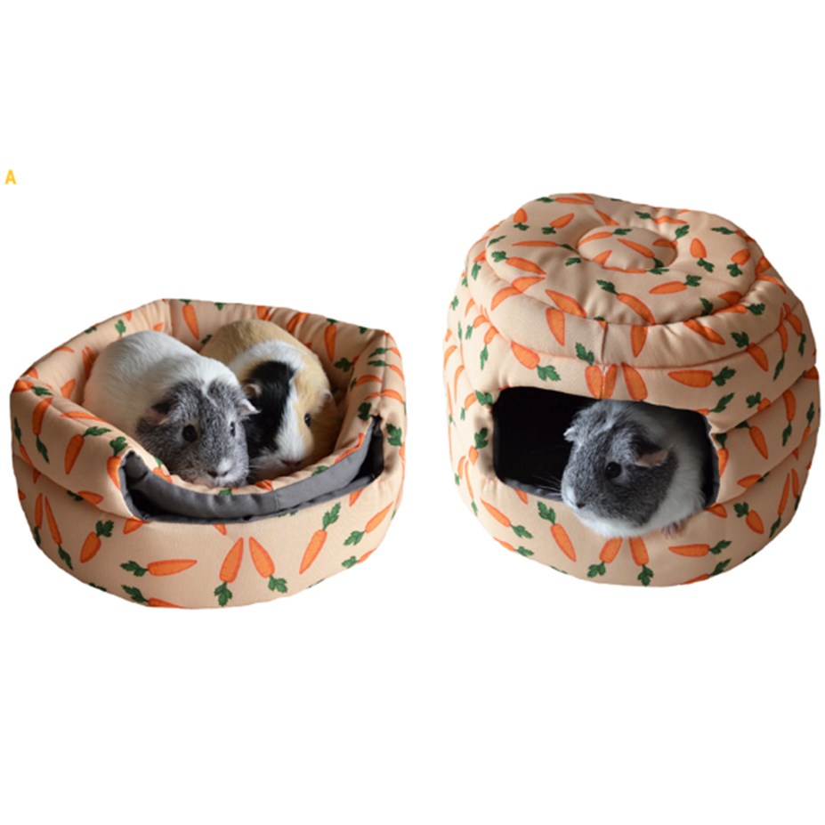 Rosewood Small Animal 2 in 1 Carrot Beehive Bed