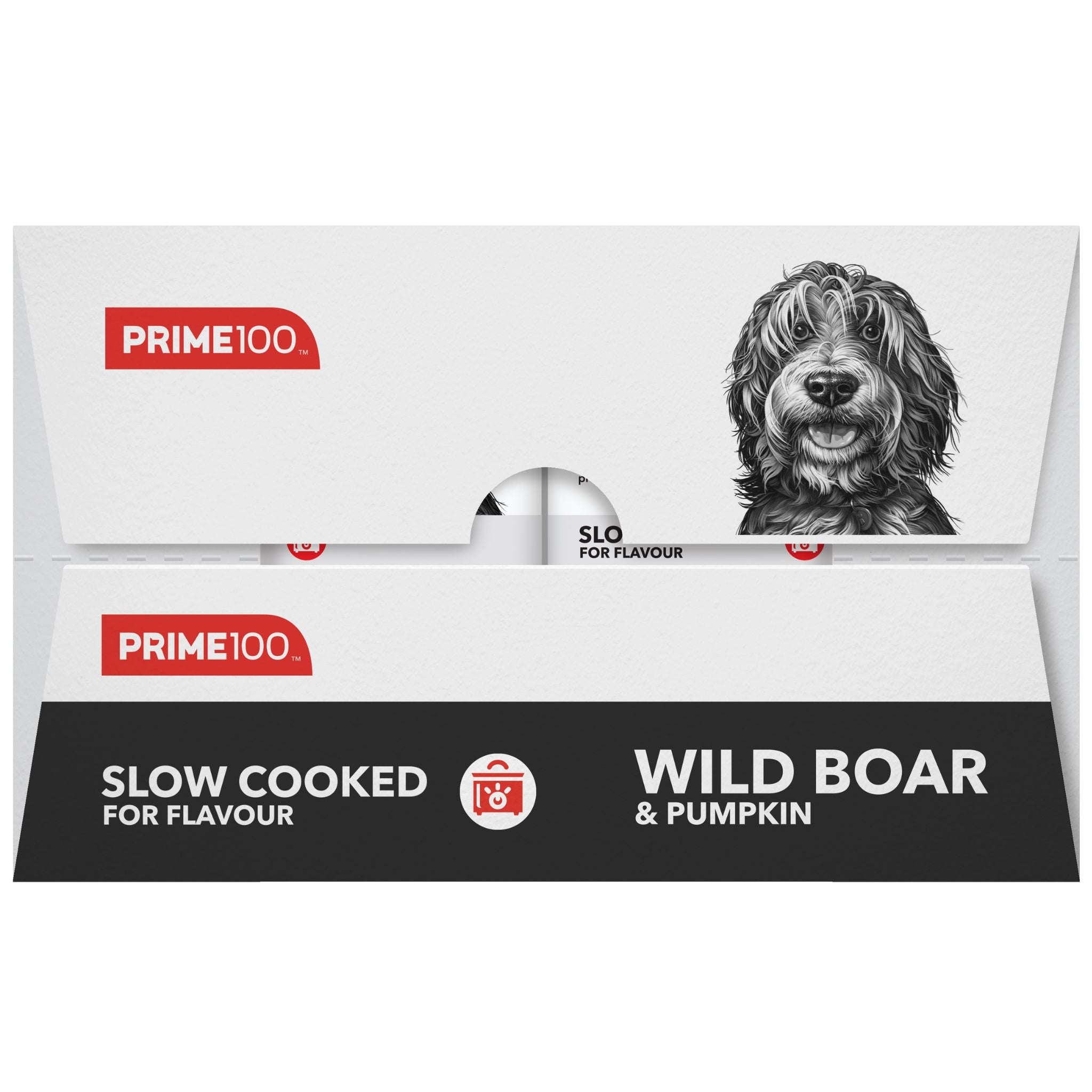 Prime100 SPD Slow Cooked Wet Dog Food Wild Boar & Pumpkin