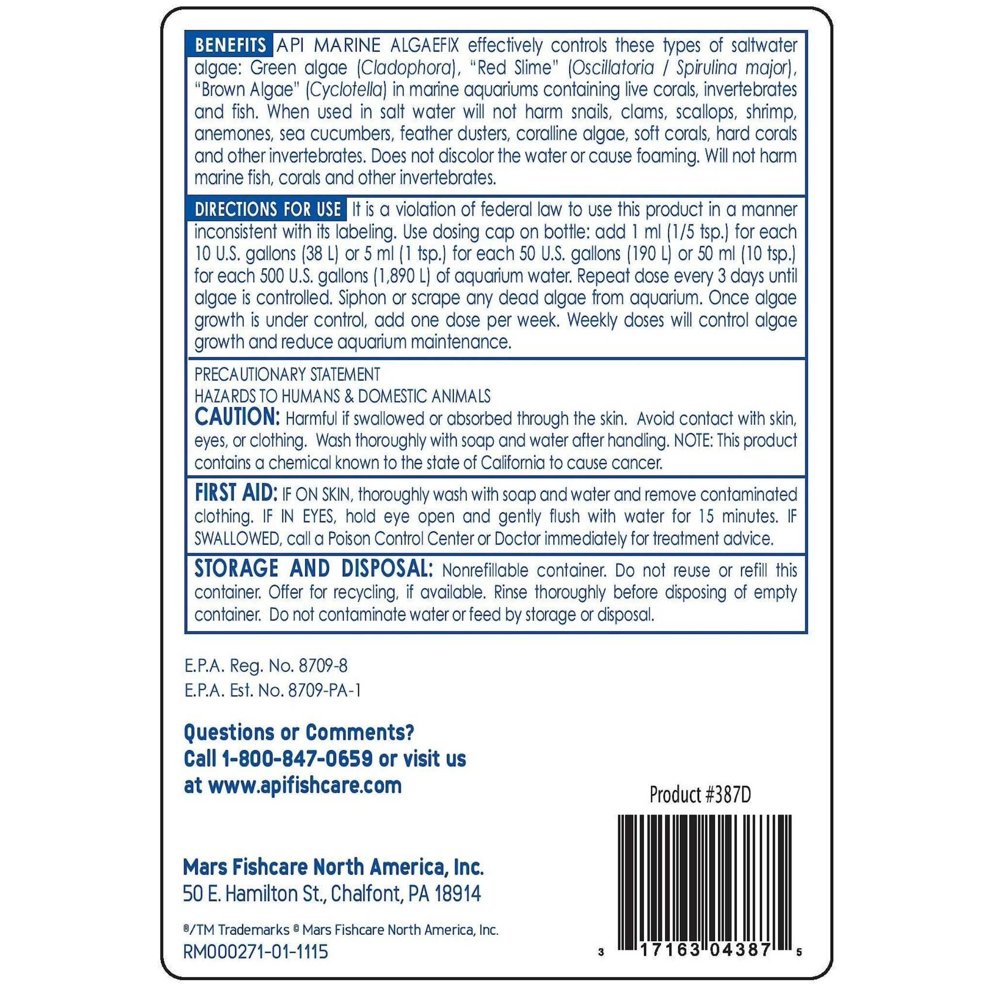 API Marine Algaefix