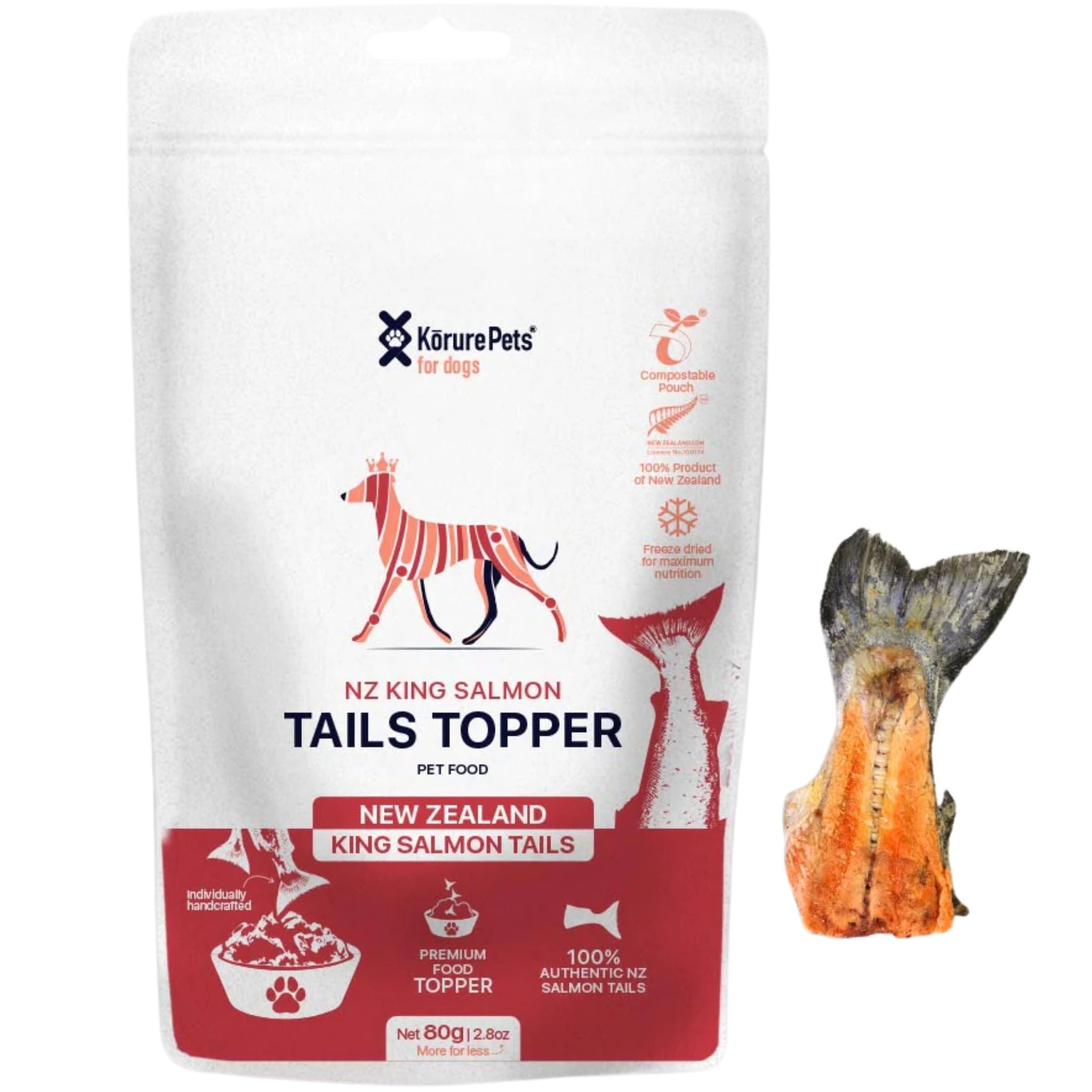 Korure Pets King Salmon Tails Dog Treats