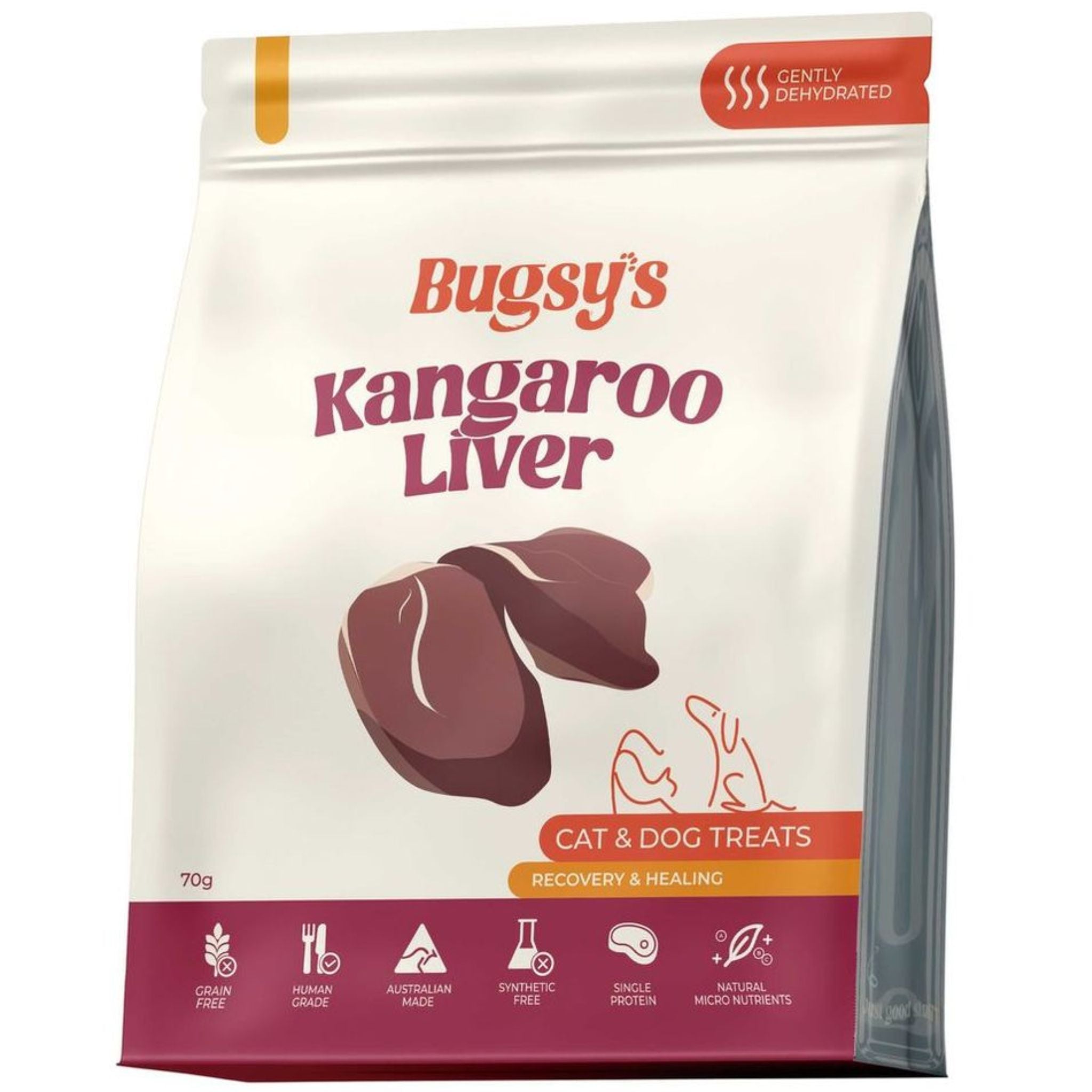 Bugsy's Kangaroo Liver Pet Treats